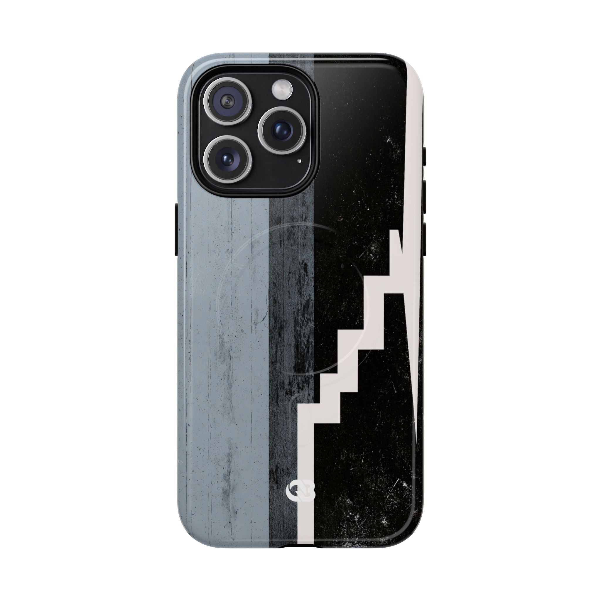 Grey Tough 2.0 Magsafe Phone Case for iPhone - Industrial Concrete Void