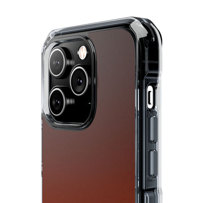 Orange Impact MagSafe Phone Case for iPhone - Obsidian Ember Fade