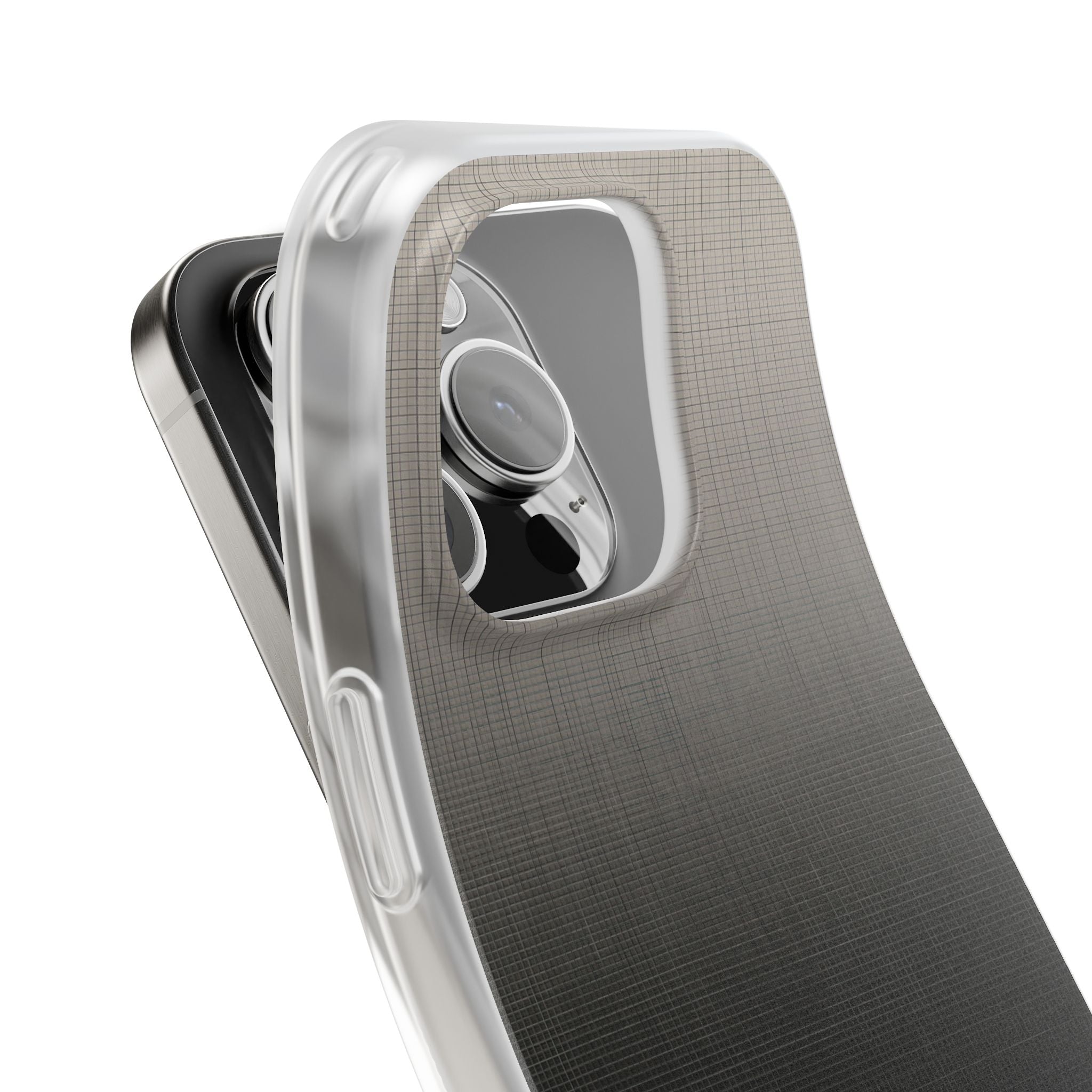 Grey Lite Phone Case for iPhone - Faded Sand Mesh
