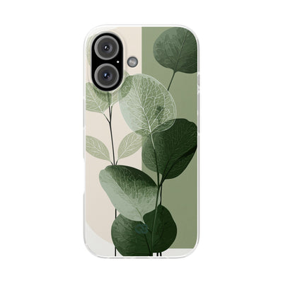 Layered Eucalyptus Study · Lite Phone Case for iPhone ·  Green