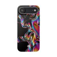 Purple Lite Phone Case for iPhone - Liquid Neon Chrome