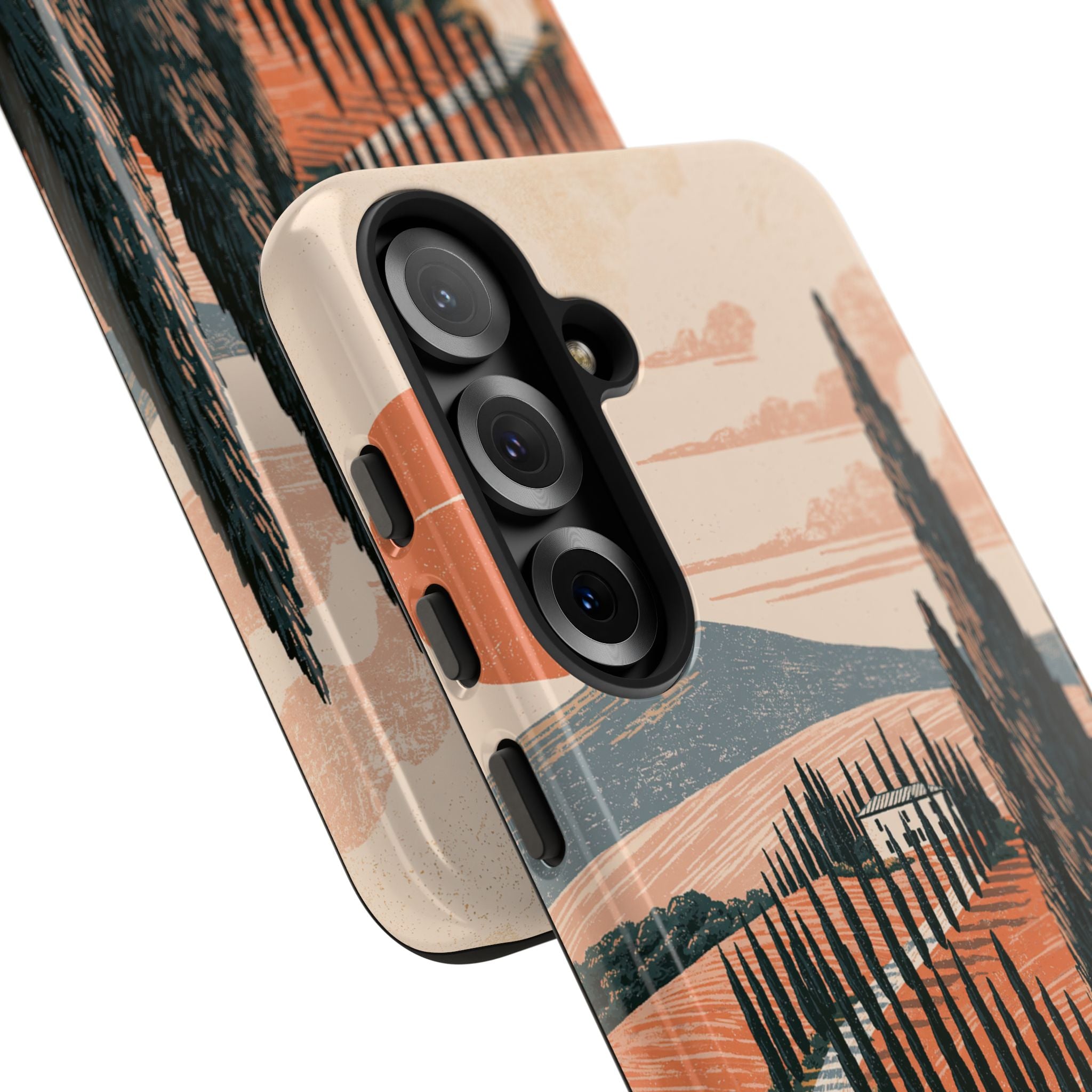 Orange Tough Phone Case for Samsung - Terracotta Ridge Trail