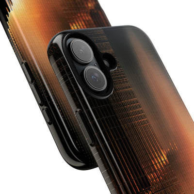 Luminous Grid · Tough Phone Case for iPhone · Black