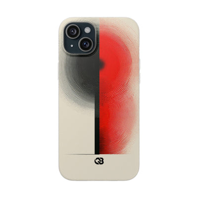 Red Lite Phone Case for iPhone - Split Signal Red