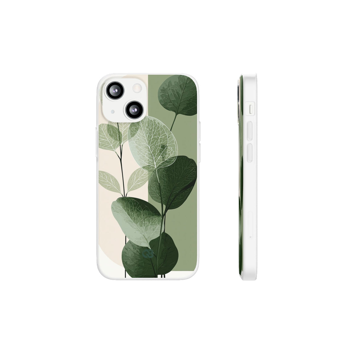 Layered Eucalyptus Study · Lite Phone Case for iPhone ·  Green