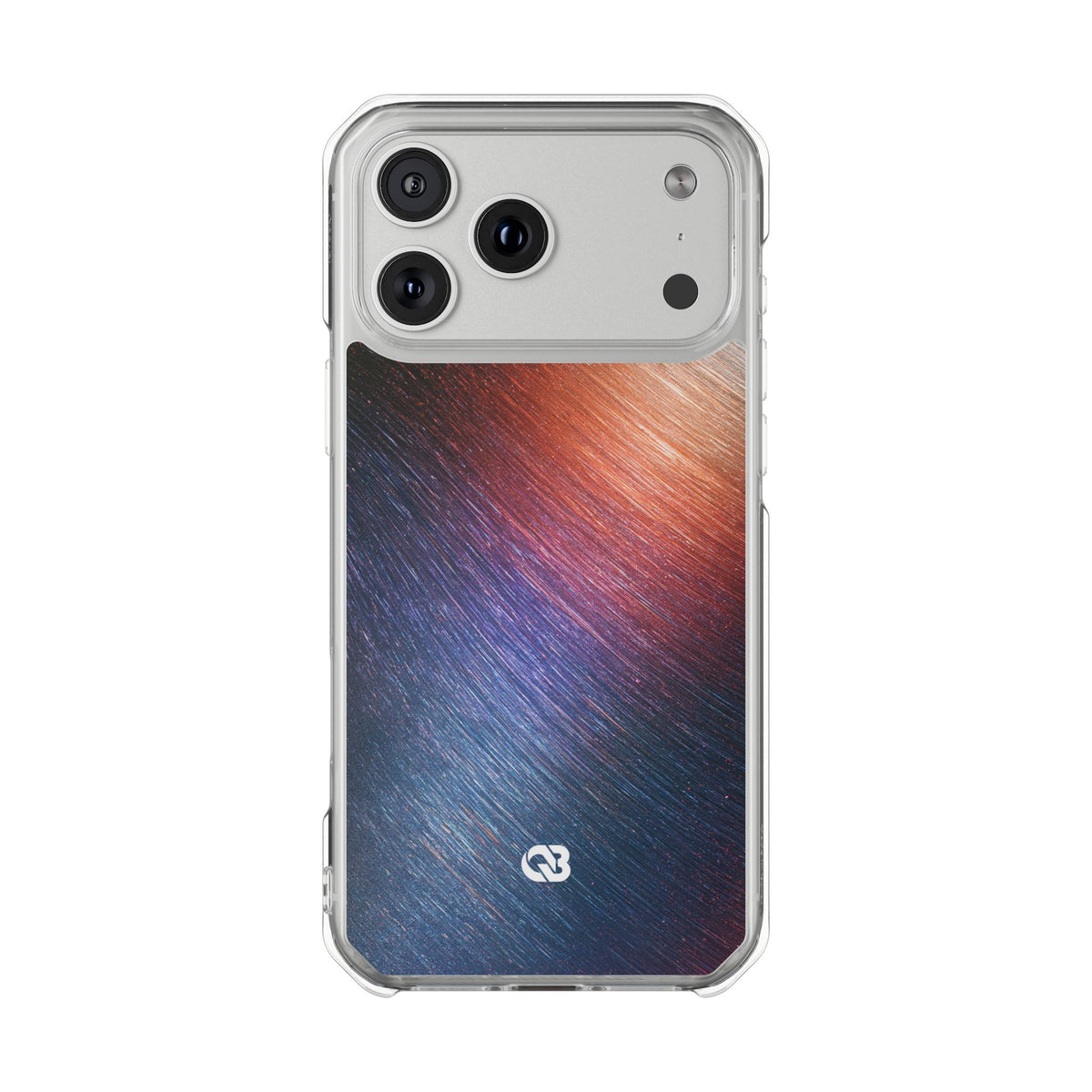 Radiant Energy Stream · Clear Impact Magnetic Phone Case for iPhone · Blue