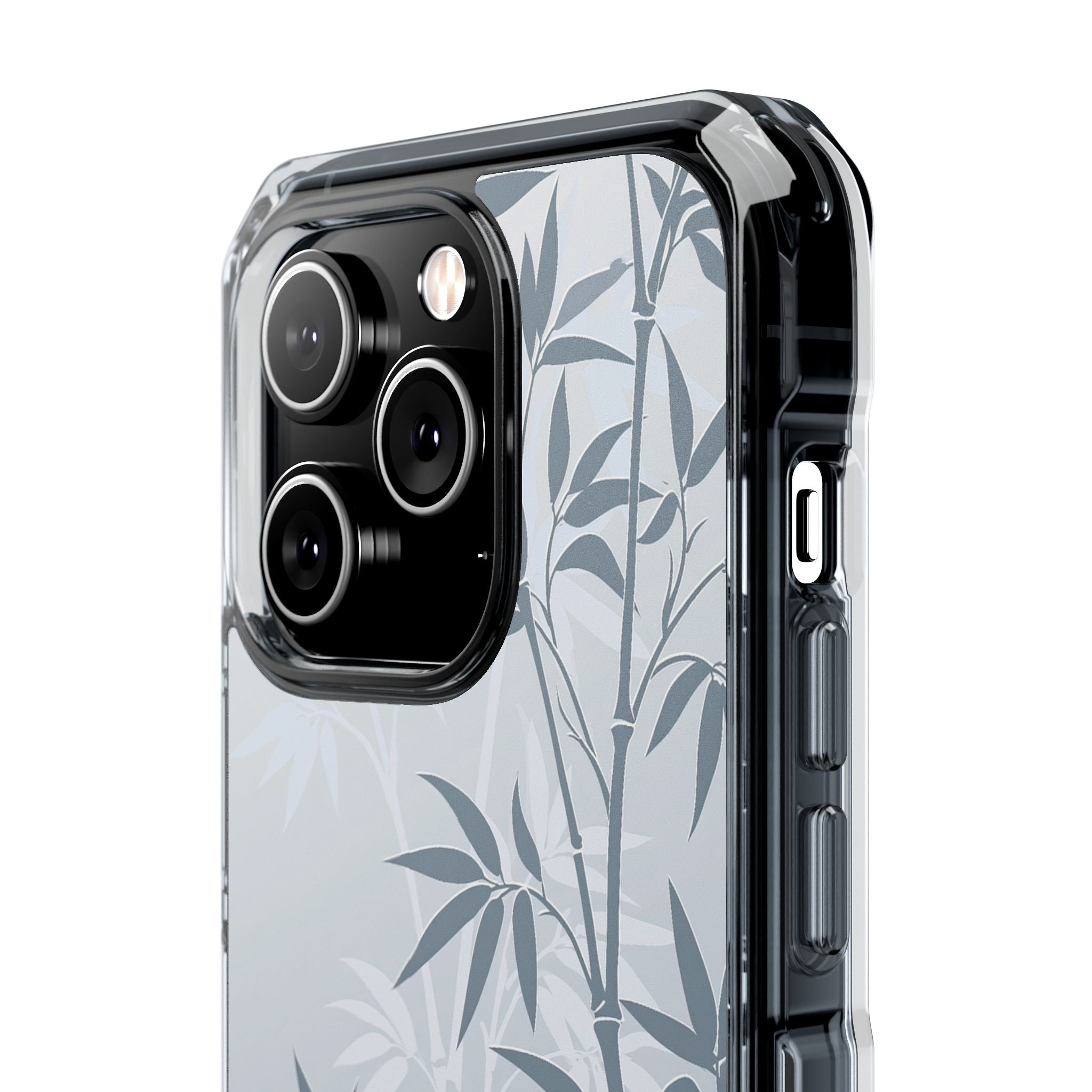 Blue Impact MagSafe Phone Case for iPhone - Slate Bamboo Shadow