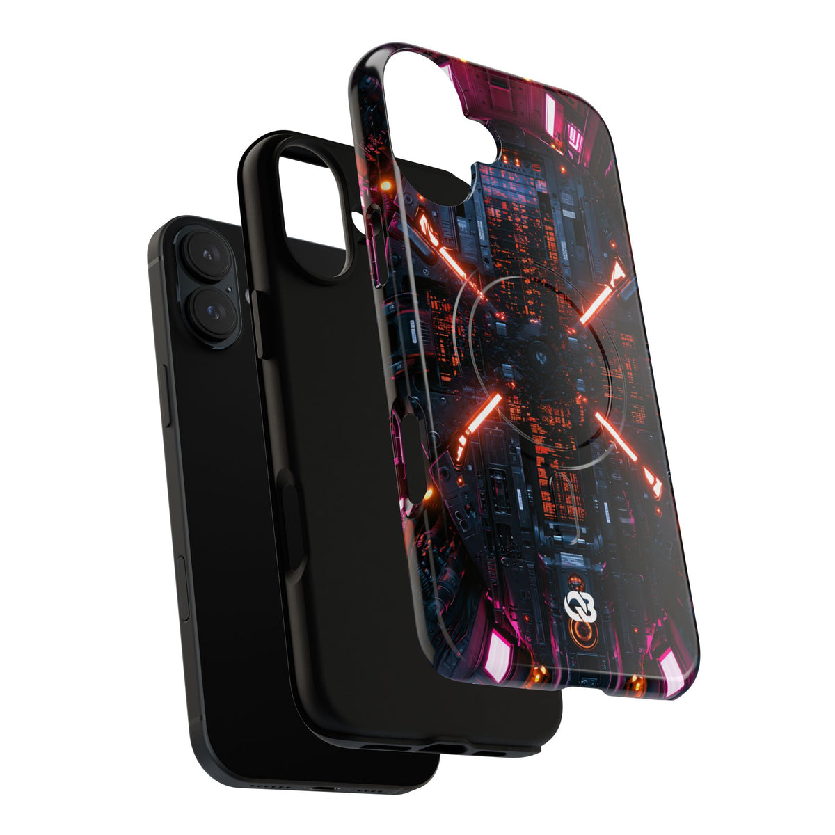 Cybernetic Reactor Core · Tough 2.0 Magnetic Phone Case for iPhone · Black