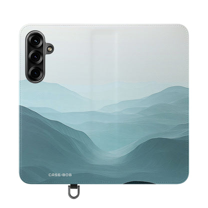 Teal Ridge Layers - Samsung S25+ Case - Lompakko