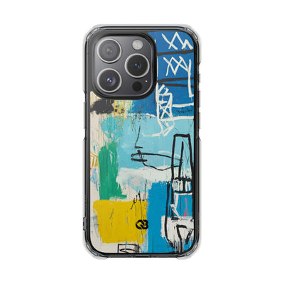 Azure Urban Scribble · Impact Custodia per iPhone · Magsafe