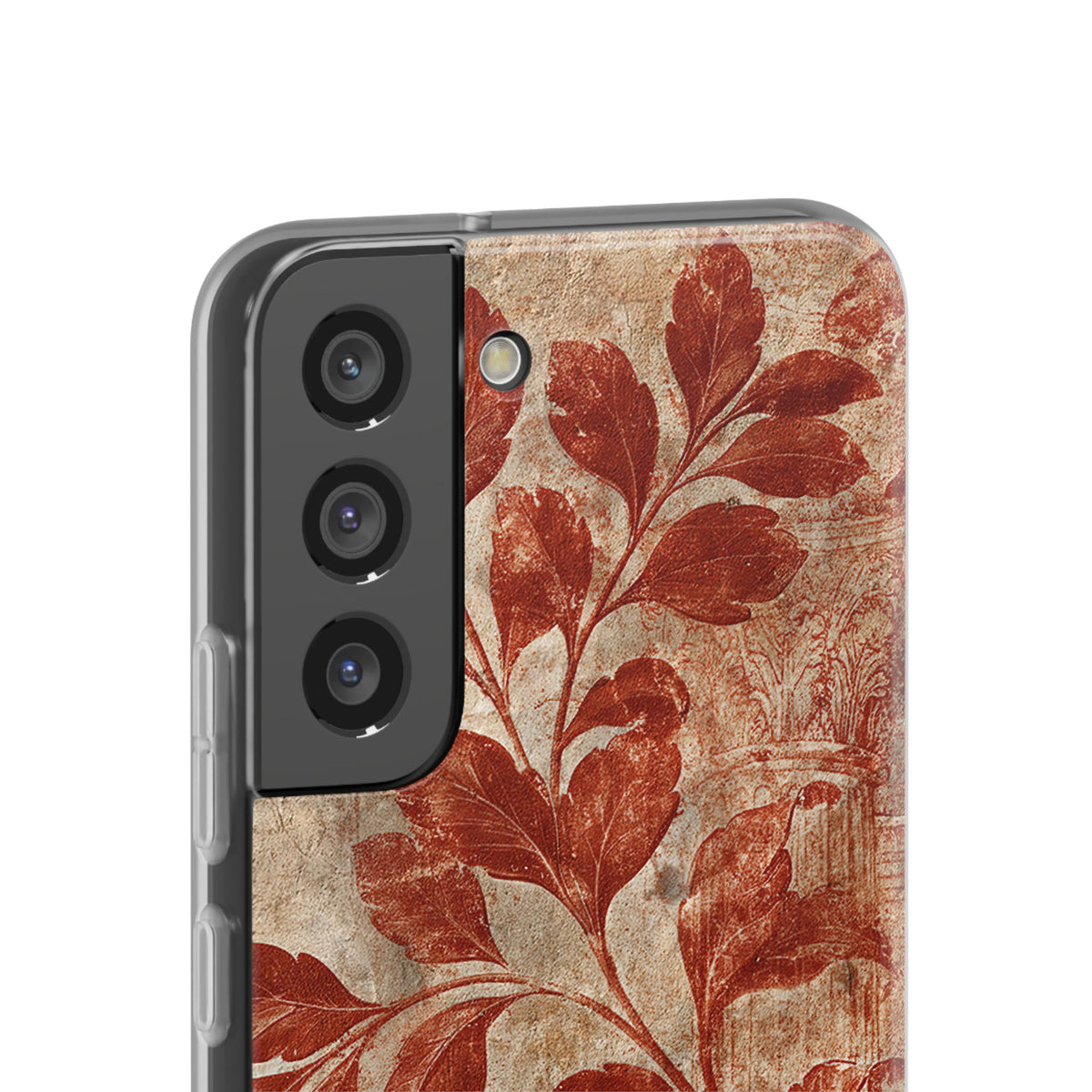 Terracotta Botanical Fresco · Lite Phone Case for Samsung · Red