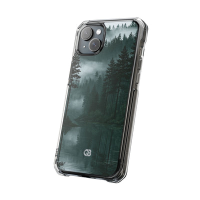 Green Impact MagSafe Phone Case for iPhone - Misty Evergreen Mirror