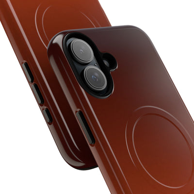 Orange Tough 2.0 Magsafe Phone Case for iPhone - Obsidian Ember Fade
