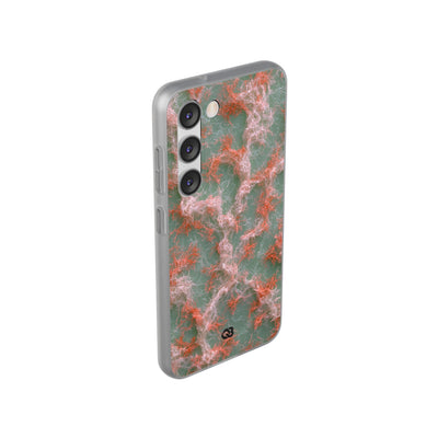Coral Pixel Matrix · Lite Phone Case for Samsung · Green