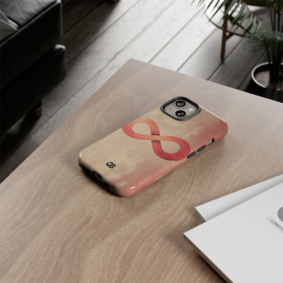 Terracotta Infinity Stroke · Tough Phone Case for iPhone