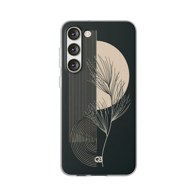 Black Lite Phone Case for Samsung - Obsidian Sand Willow