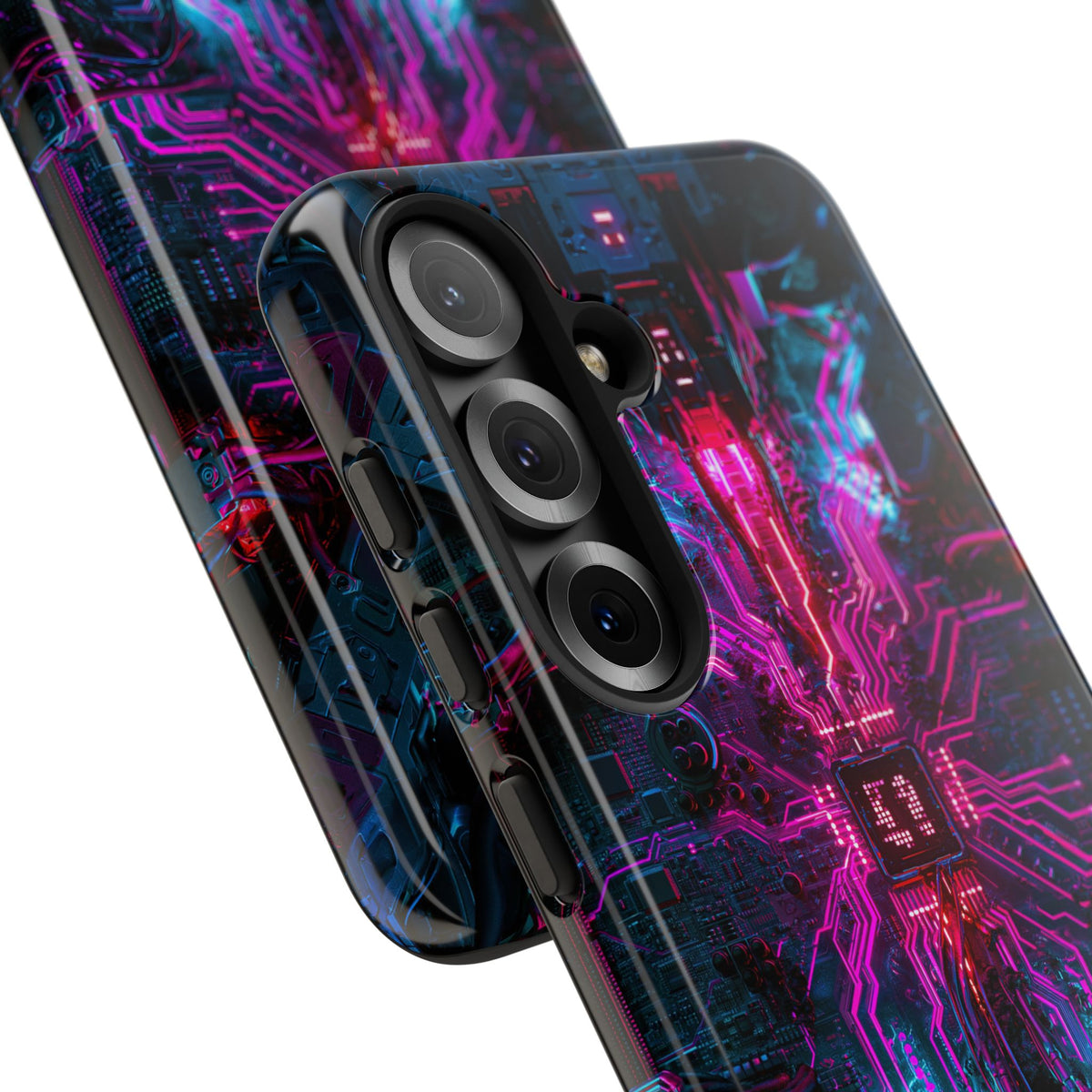 Neural Circuit Core · Tough Phone Case for Samsung · Black