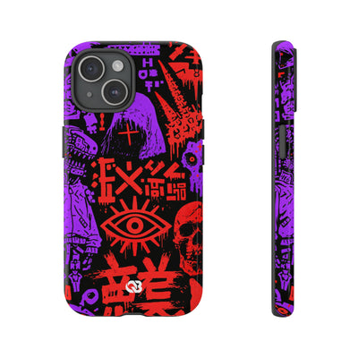 Underground Cyber Glyphs · Tough Phone Case for iPhone · Black