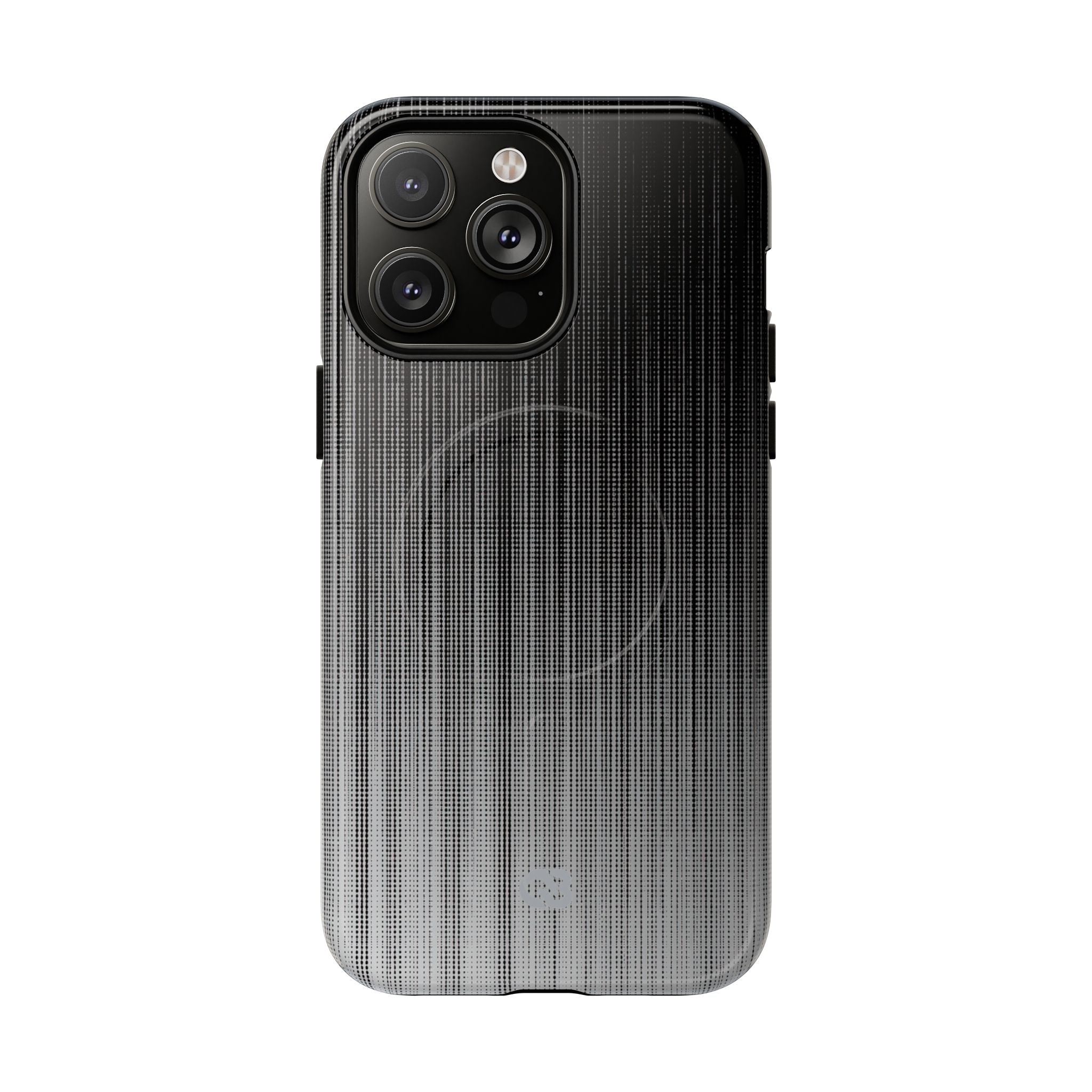 Grey Tough 2.0 Magsafe Phone Case for iPhone - Static Vertical Dither