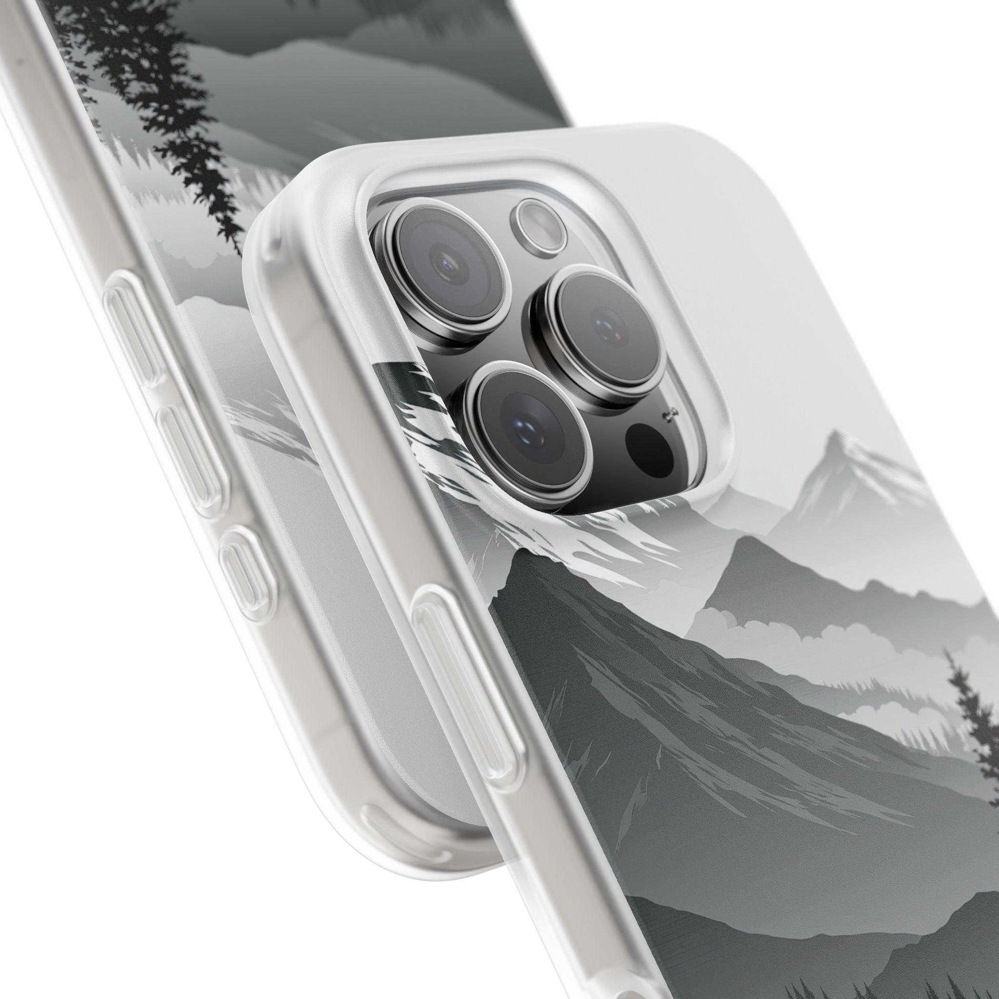 Grey Lite Phone Case for iPhone - Granite Ridge Mist