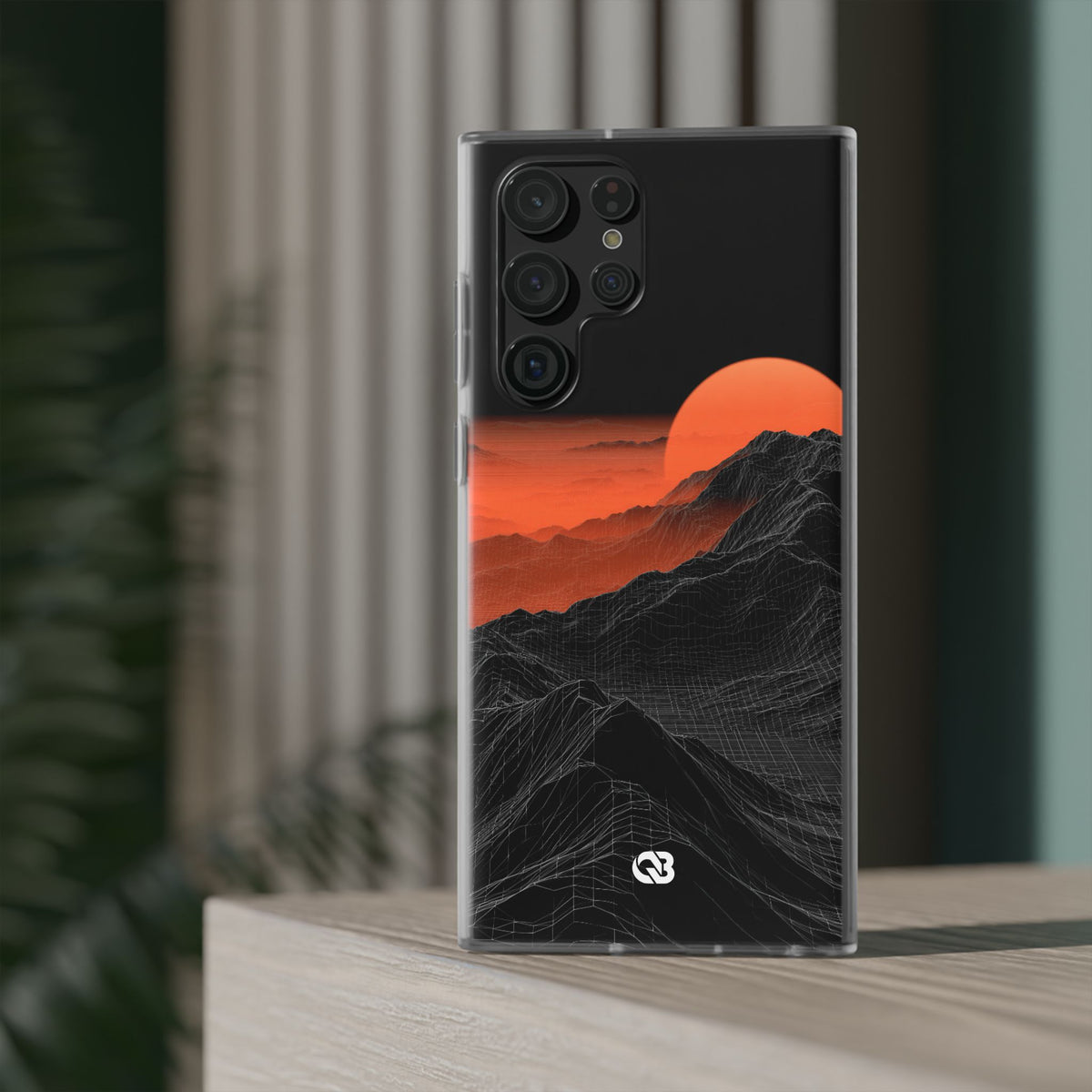 Solar Ridge Mesh · Lite Phone Case for Samsung · Black