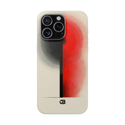 Red Lite Phone Case for iPhone - Split Signal Red