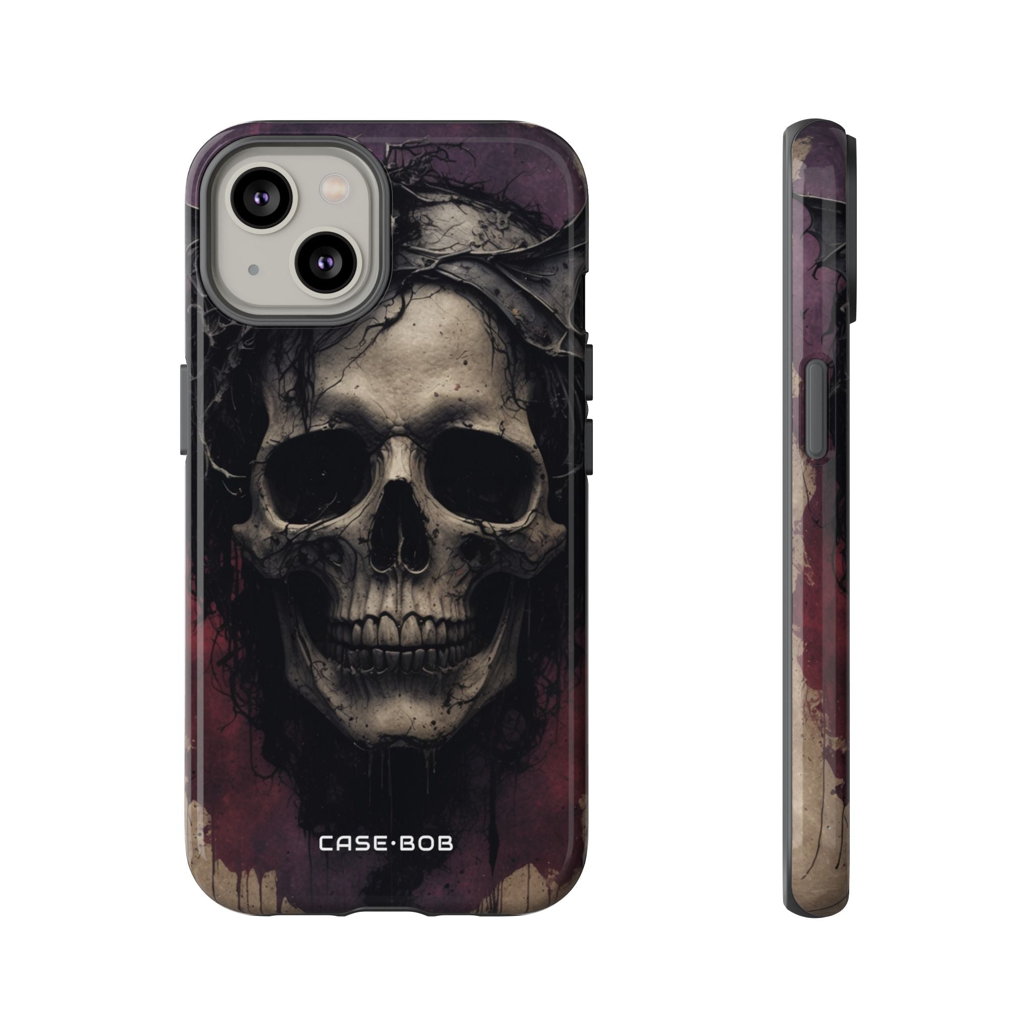 Gothic Skull Crown iPhone 14 Case - Tough