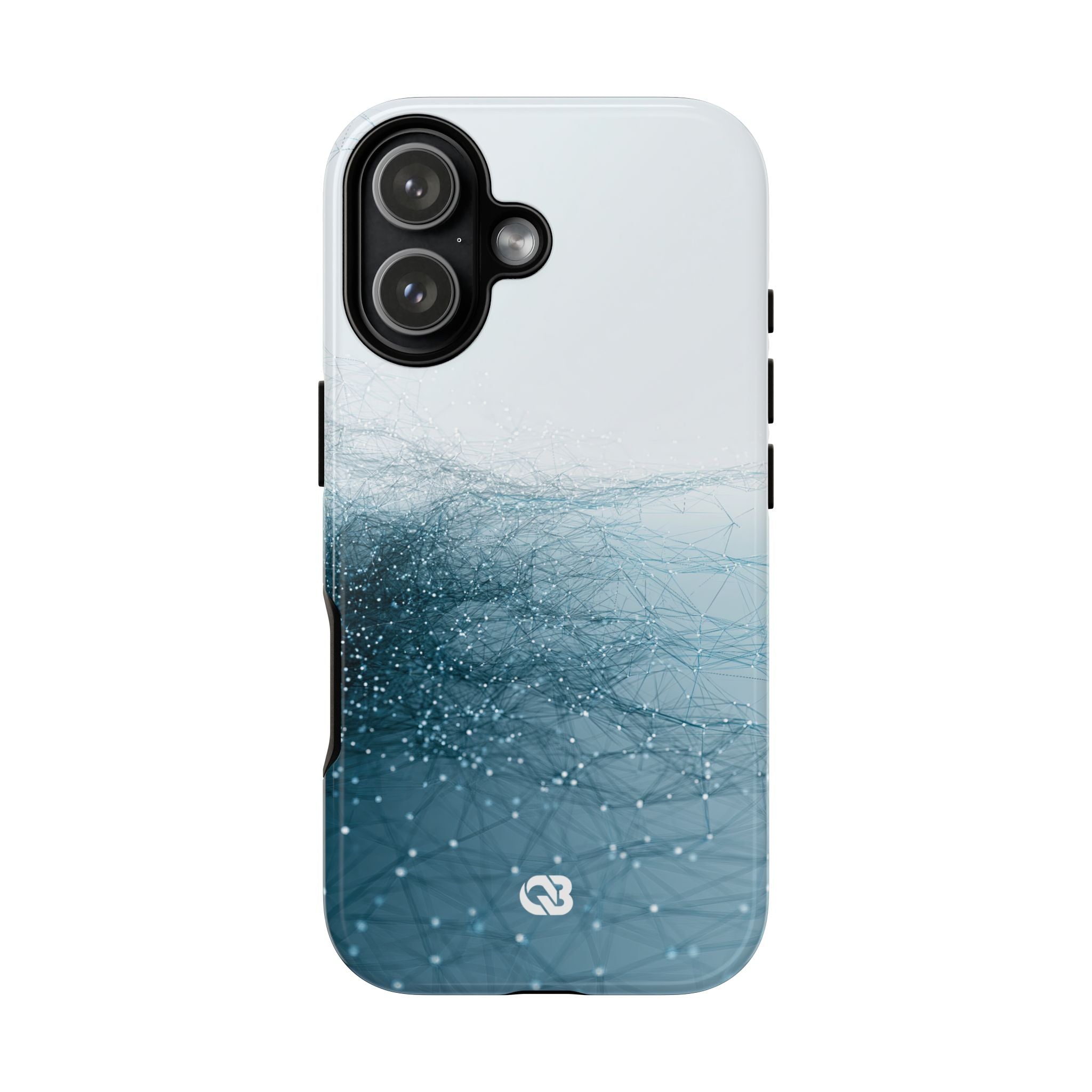 Teal Tough Phone Case for iPhone - Arctic Pulse Mesh
