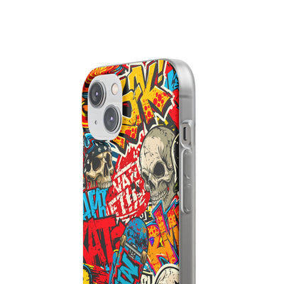 Skate Skull Riot · Lite Phone Case for iPhone ·  Red