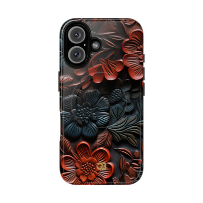 Carved Earth Bloom · Tough+ Coque de téléphone pour iPhone · Magsafe