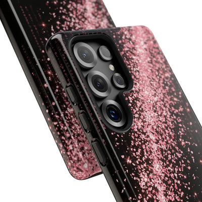 Rose Digital Cascade · Tough Phone Case for Samsung · Pink