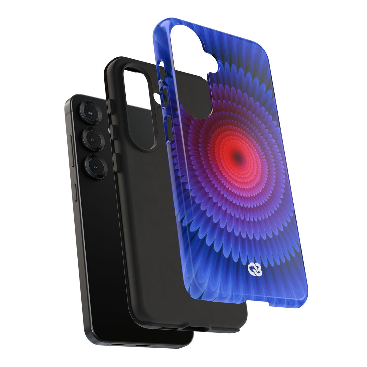 Radial Spectrum Bloom · Tough Phone Case for Samsung · Blue