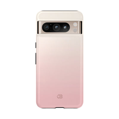 Pink Tough Phone Case for Google Pixel - Frosted Blush Horizon