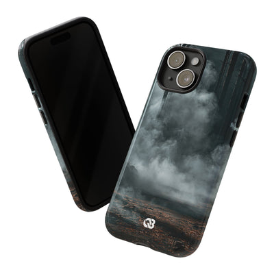 Shadowed Pine Mist · Tough Phone Case for iPhone · Black