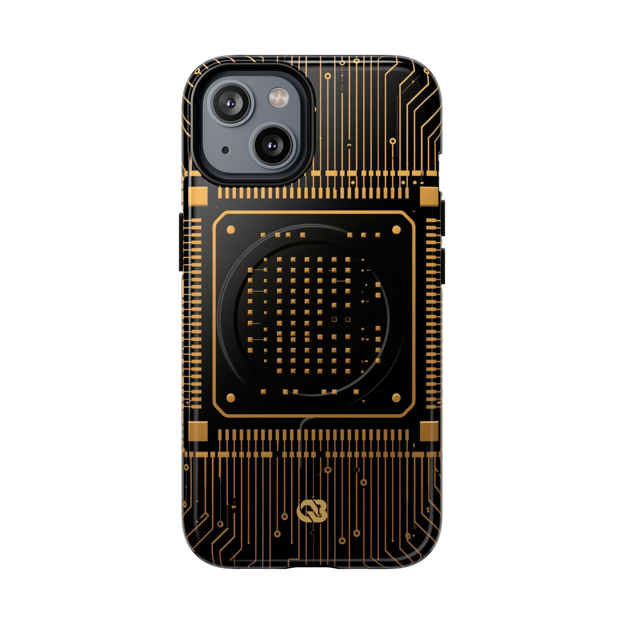 Gold Tough 2.0 Magsafe Phone Case for iPhone - Cyber Gold Processor