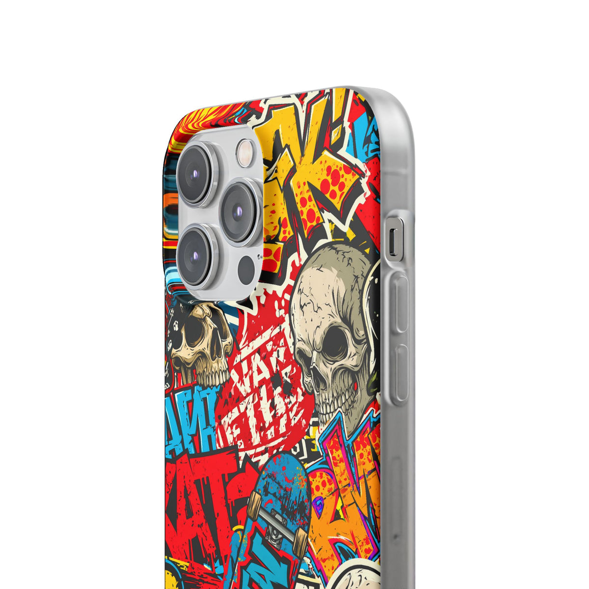 Skate Skull Riot · Lite Phone Case for iPhone ·  Red