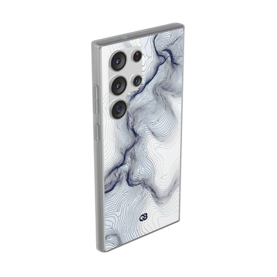 Nordic Ridge Contour · Lite Phone Case for Samsung · White