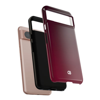 Red Tough Phone Case for Google Pixel - Deep Sangria Gradient