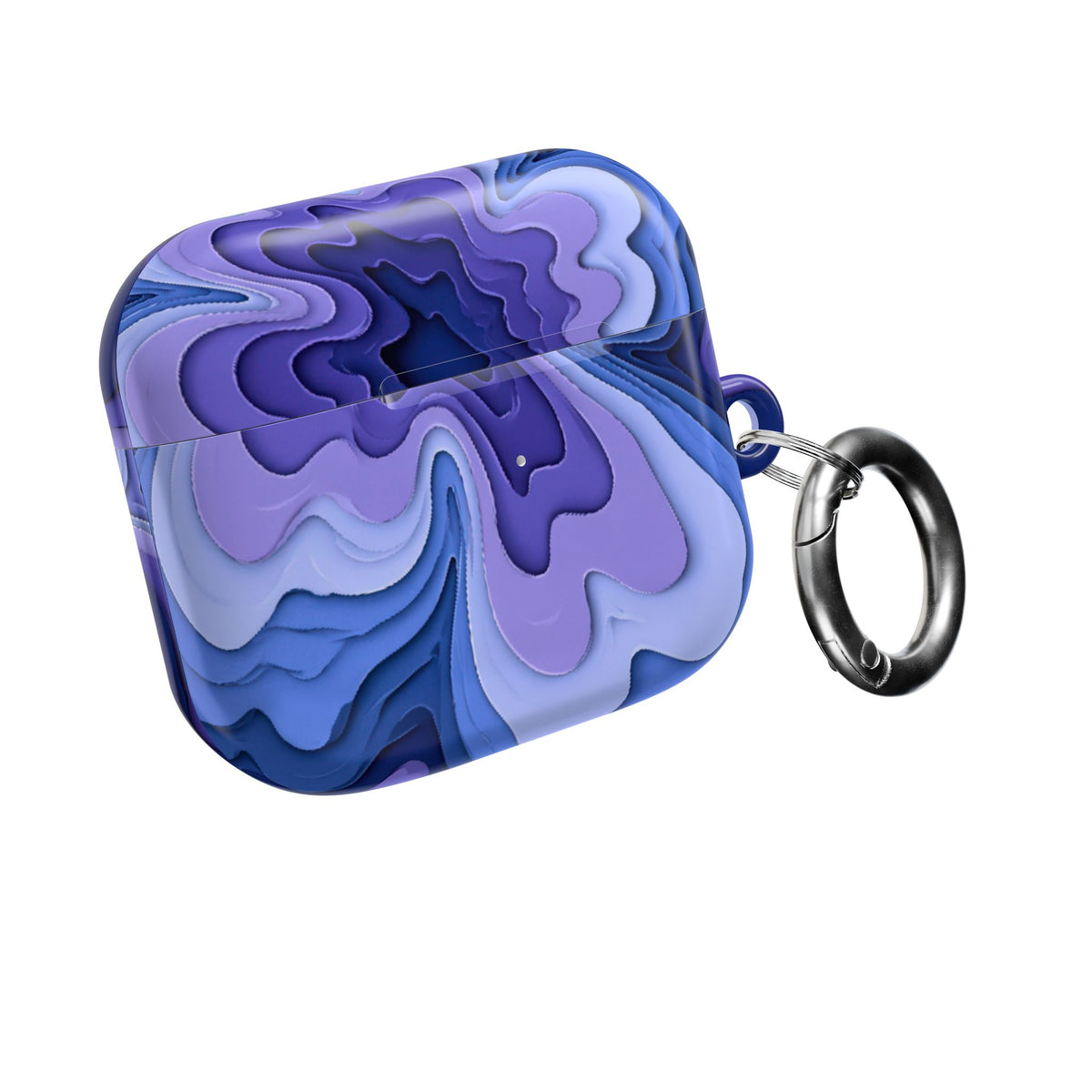 Periwinkle Strata Bloom · Hard Case for AirPods & AirPods Pro · Purple