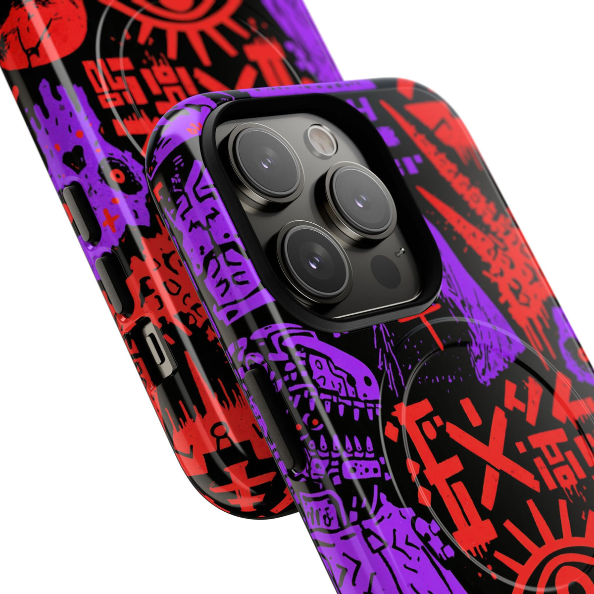 Underground Cyber Glyphs · Tough 2.0 Magnetic Phone Case for iPhone · Black