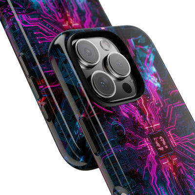Neural Circuit Core · Tough Phone Case for iPhone · Black