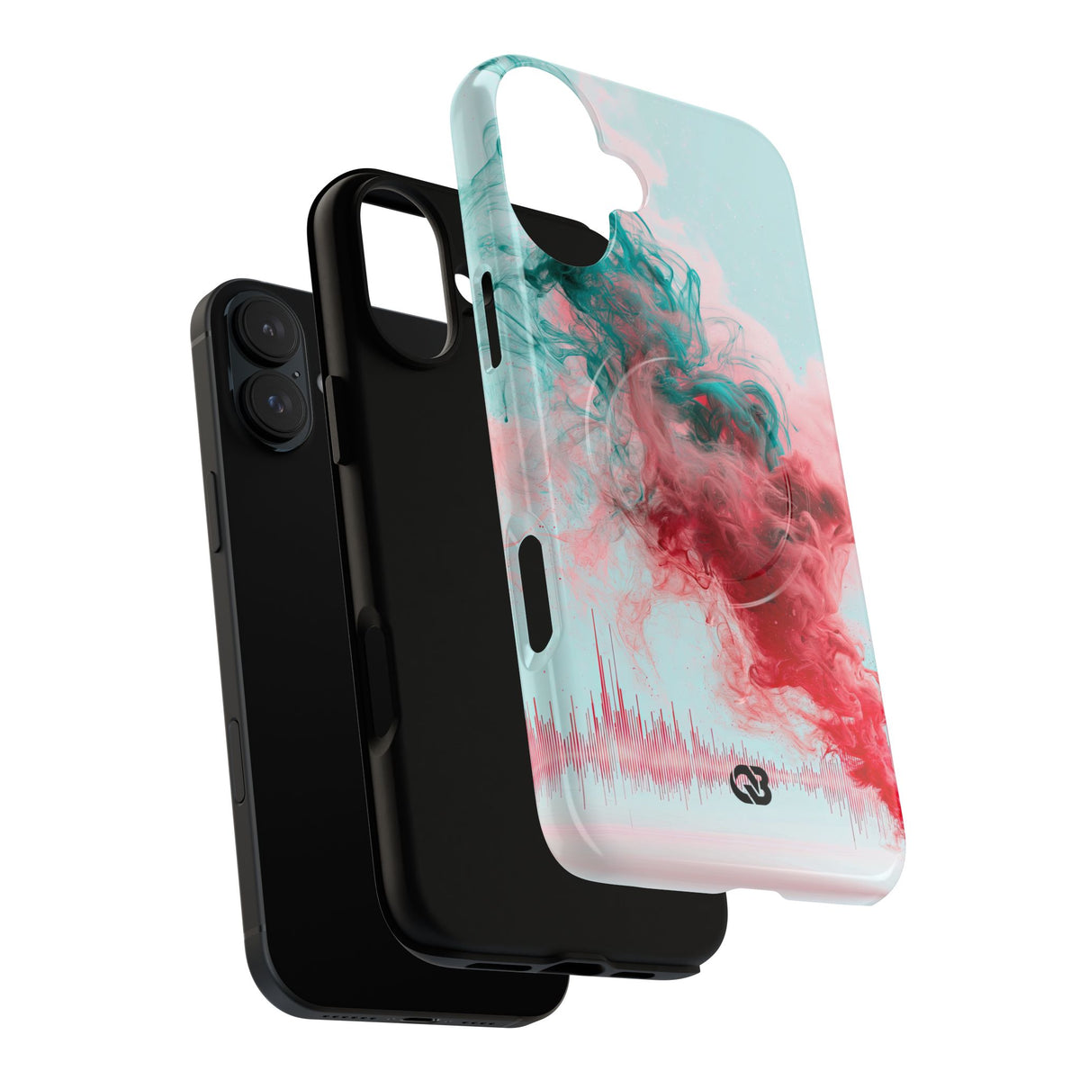 Sonic Bloom · Tough 2.0 Magnetic Phone Case for iPhone · Red