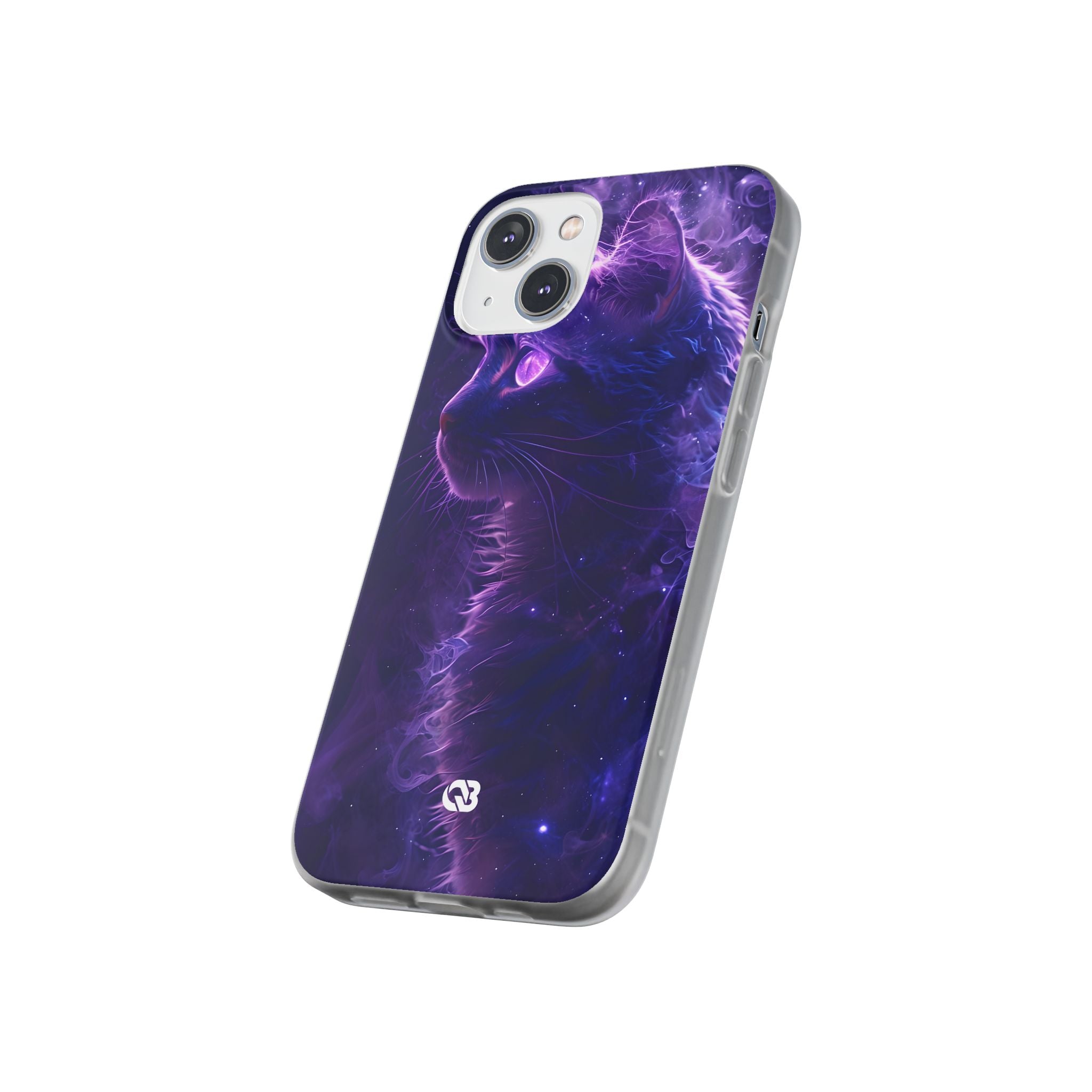 Purple Void Feline · Soft Custodia per iPhone