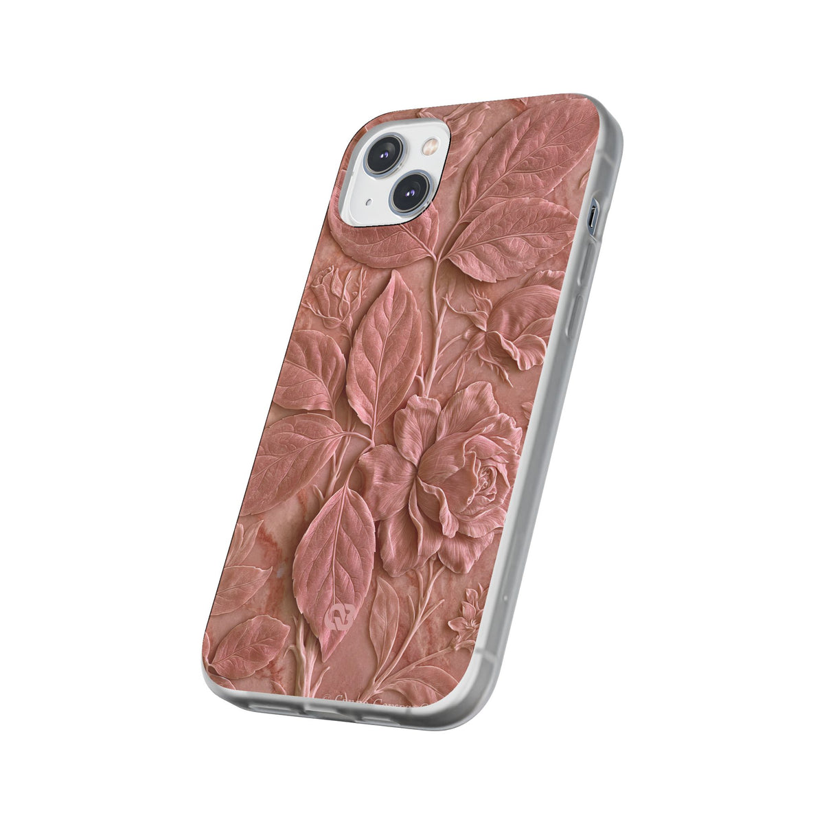 Blush Rose Relief · Lite Phone Case for iPhone ·  Pink