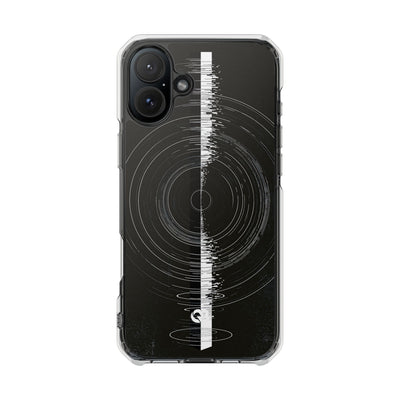 Black Impact MagSafe Phone Case for iPhone - Obsidian Orbital Signal