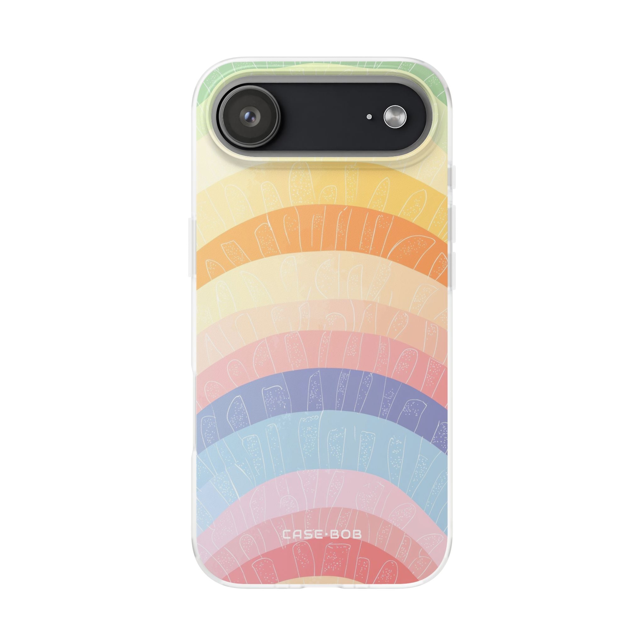 Pastel Rainbow Bands iPhone 17 Air Case - Soft - CASE•BOB