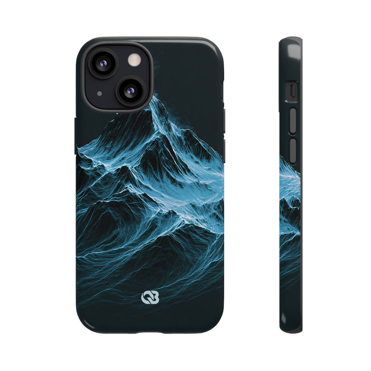 Nordic Frost Peak · Tough Phone Case for iPhone · Blue