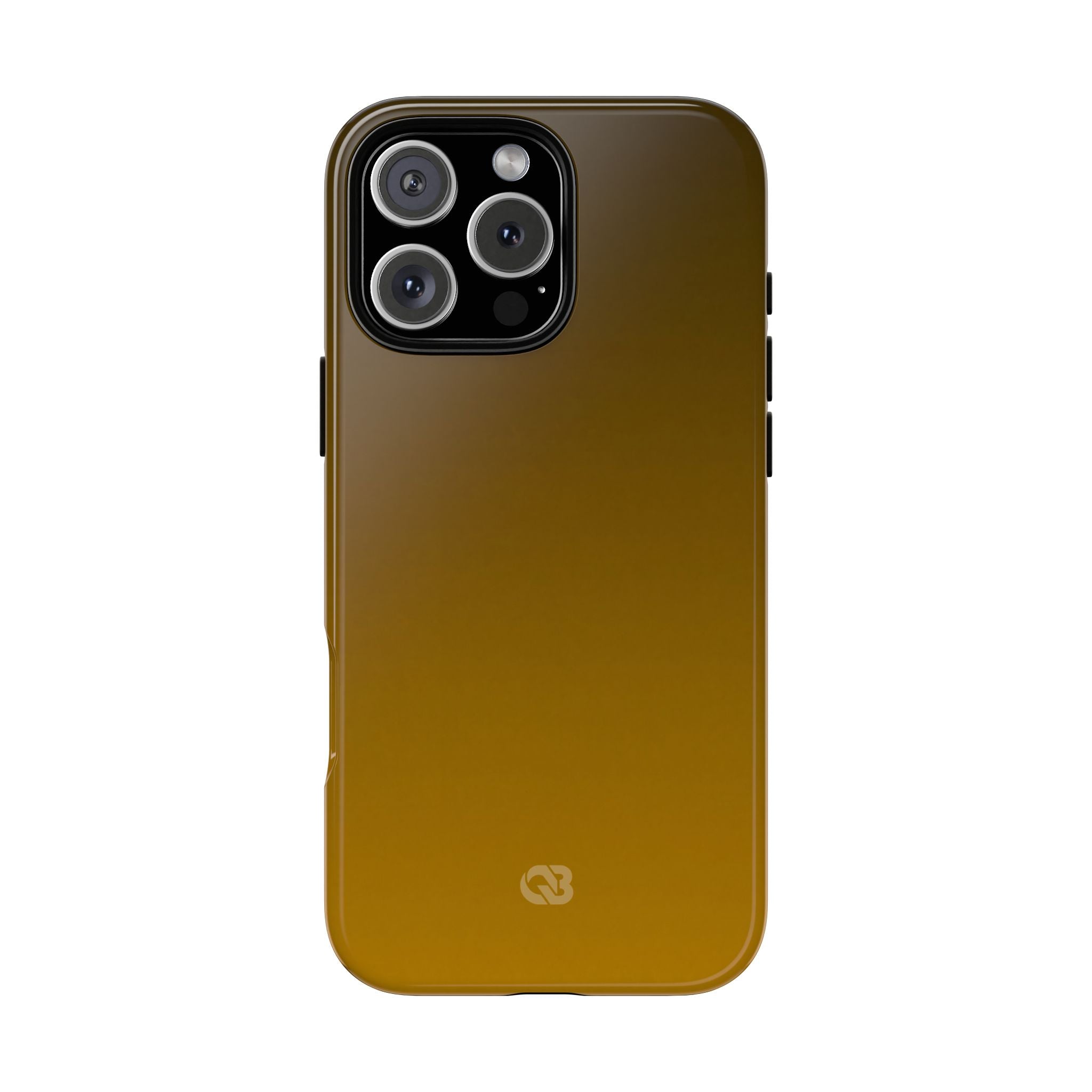 Gold Tough Phone Case for iPhone - Scorched Gold Haze