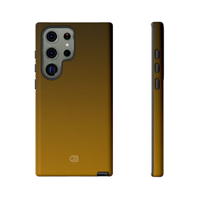 Gold Tough Phone Case for Samsung - Scorched Gold Haze