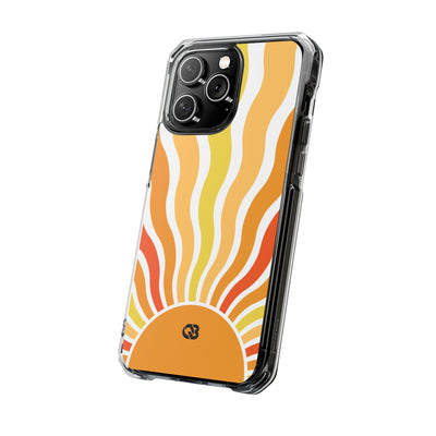 Amber Solar Waves · Impact Phone Case for iPhone · Magsafe